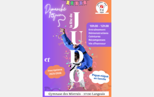 Fête du Judo - Inscriptions